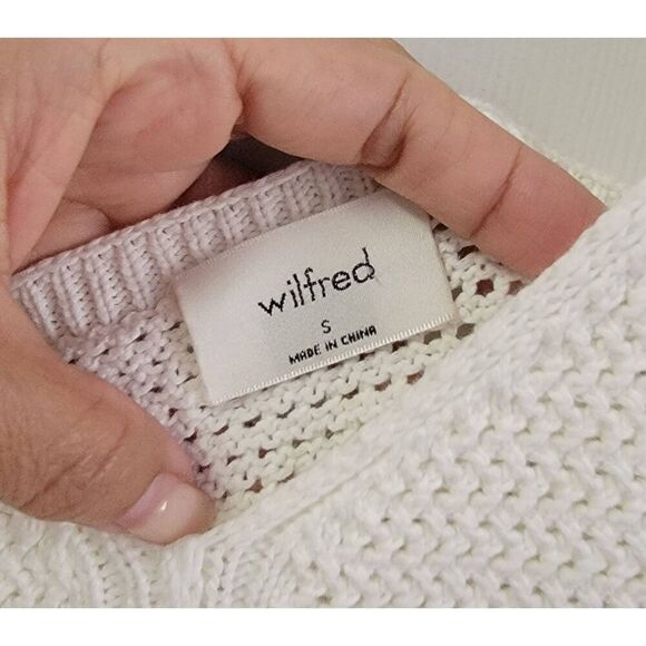 Wilfred Evie Midi Cream Dress S NWT - Picture 9 of 11